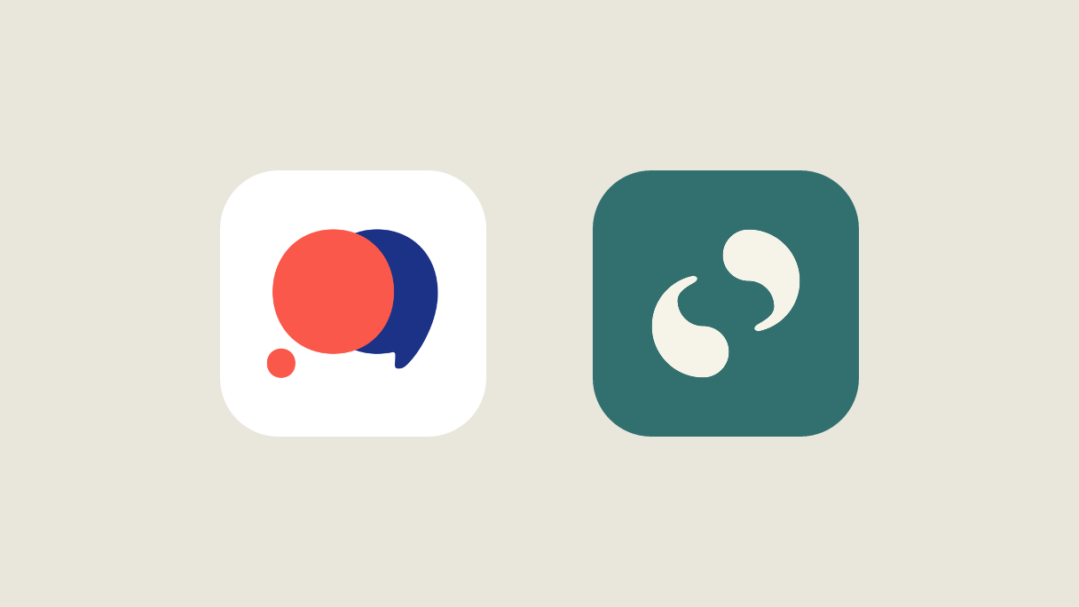 The Dreaming Spanish and HearSay app icons side by side.