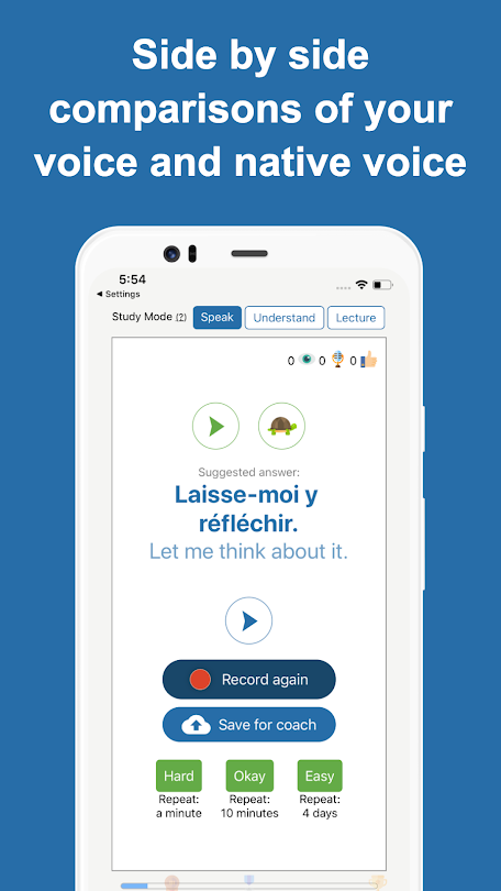 Speechling screenshot 1