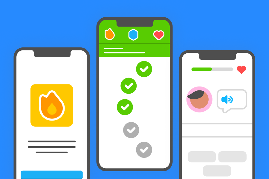 Duolingo website preview
