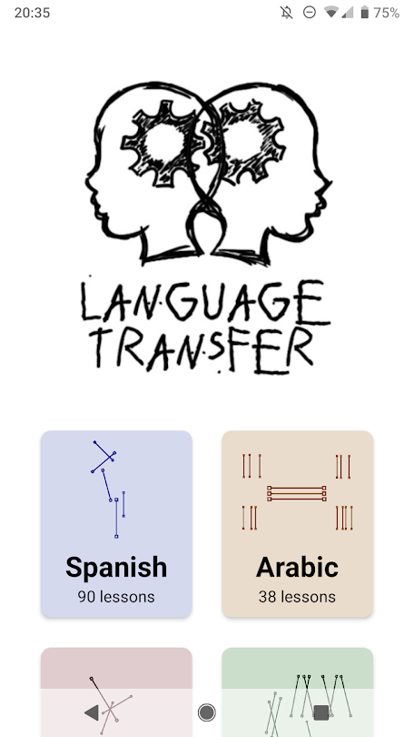 Language Transfer screenshot 1