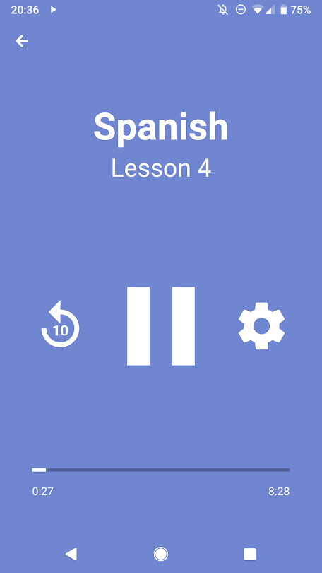 Language Transfer screenshot 2