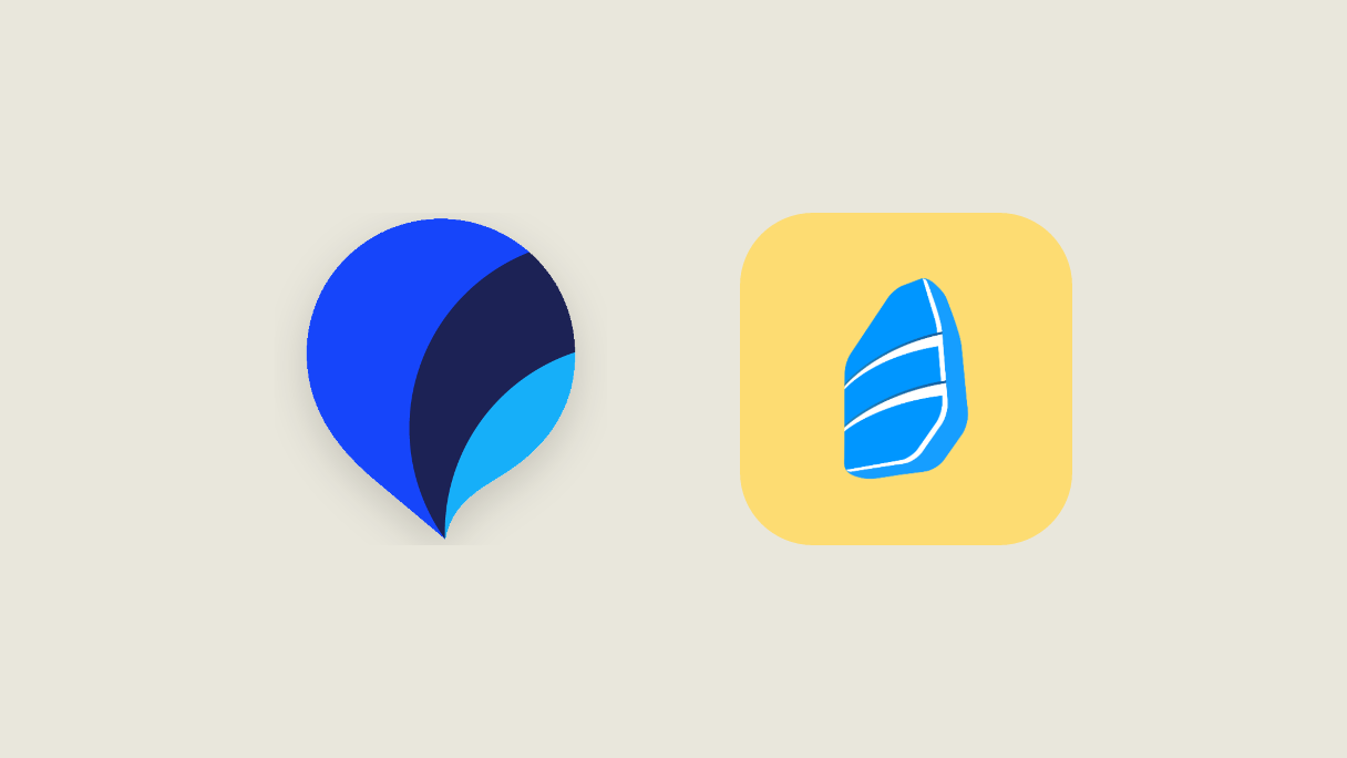 Le icone delle app di Pimsleur e Rosetta Stone affiancate.