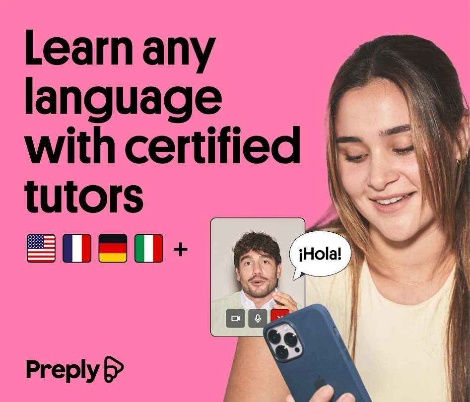 Preply website preview