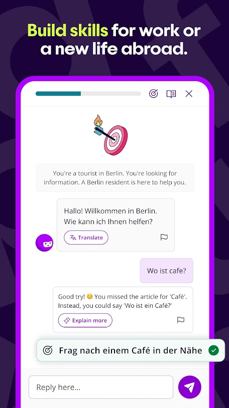 Lingoda screenshot 1