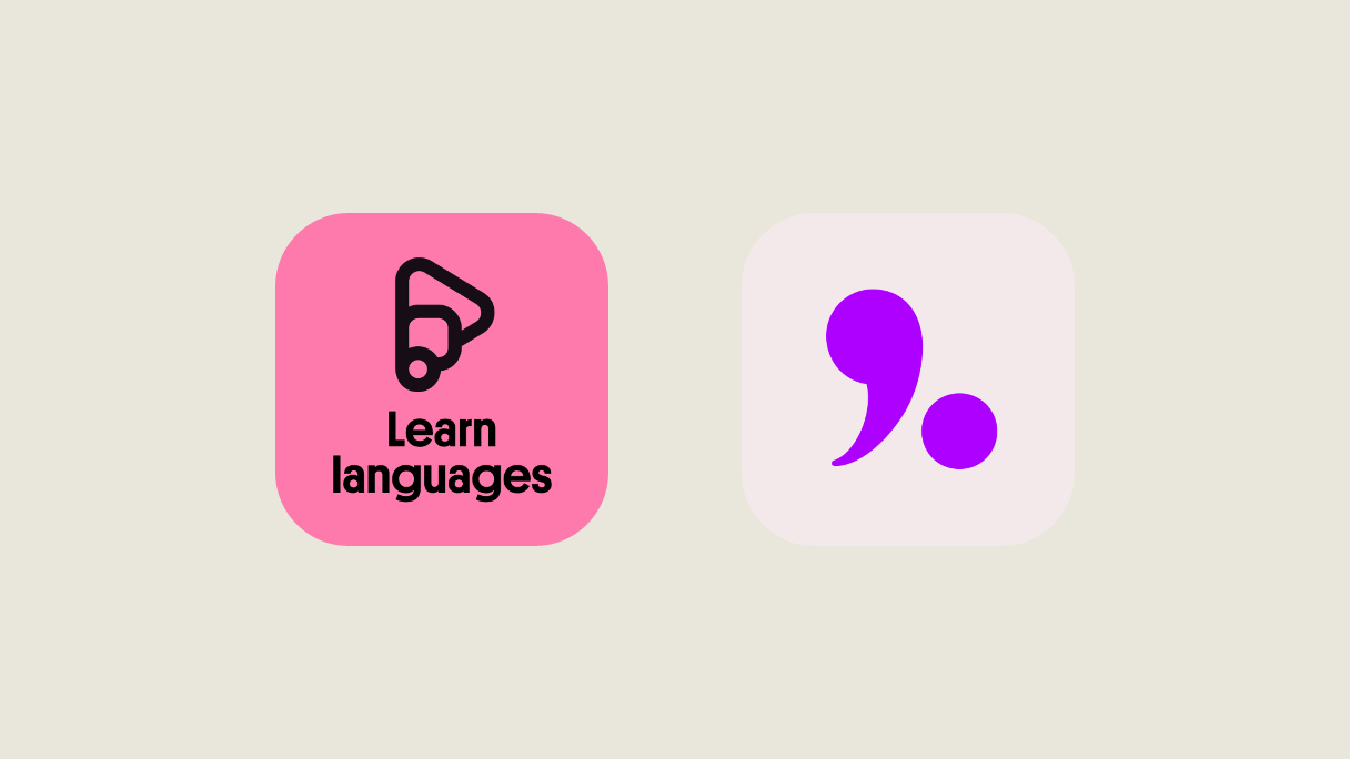 The Preply and Lingoda app icons side by side.