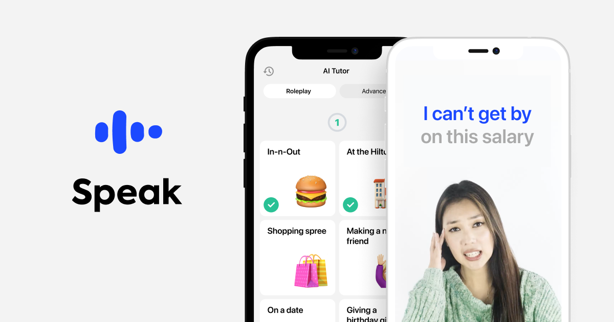 Speak website preview
