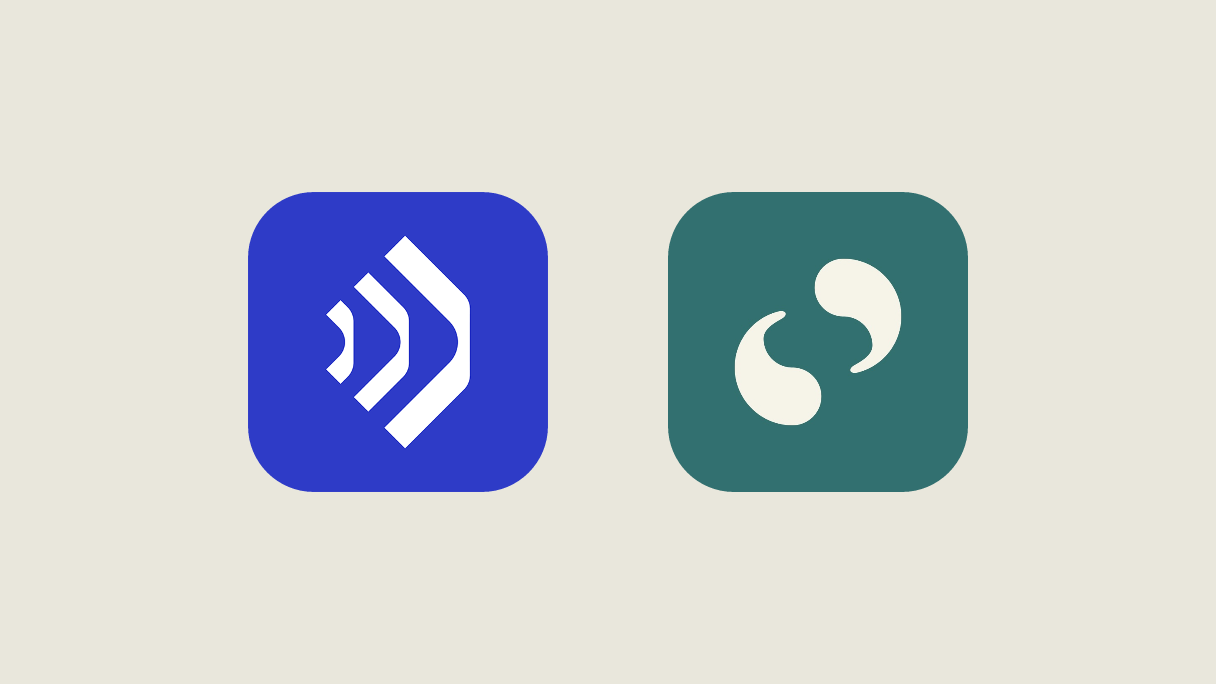 Los iconos de las aplicaciones TalkPal y HearSay uno al lado del otro.